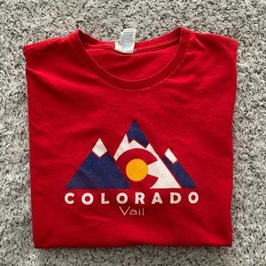 2000s Vintage Vail Colorado T-Shirt. Large. Delta Pro Weight.